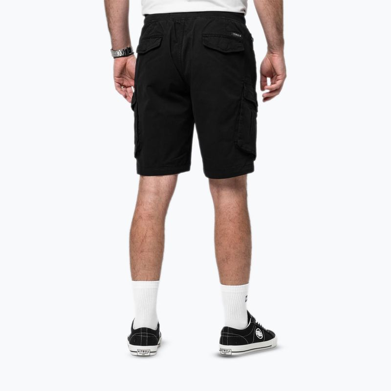 Pánske šortky Pitbull Proctor Drawstring Cargo black 2