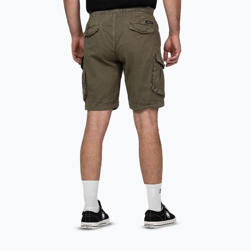 Pánske šortky Pitbull Proctor Drawstring Cargo olive 2