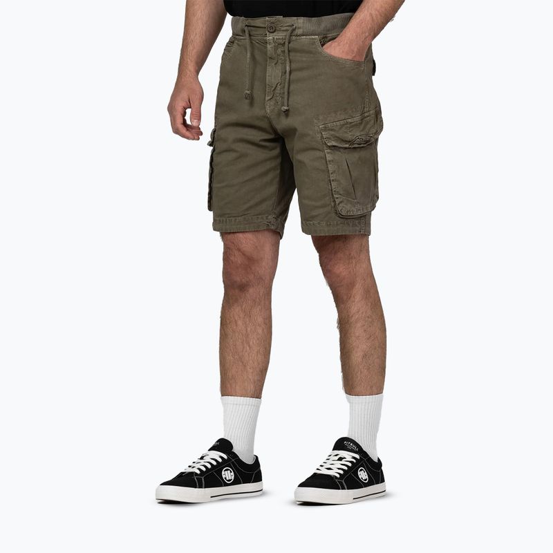 Pánske šortky Pitbull Proctor Drawstring Cargo olive 3