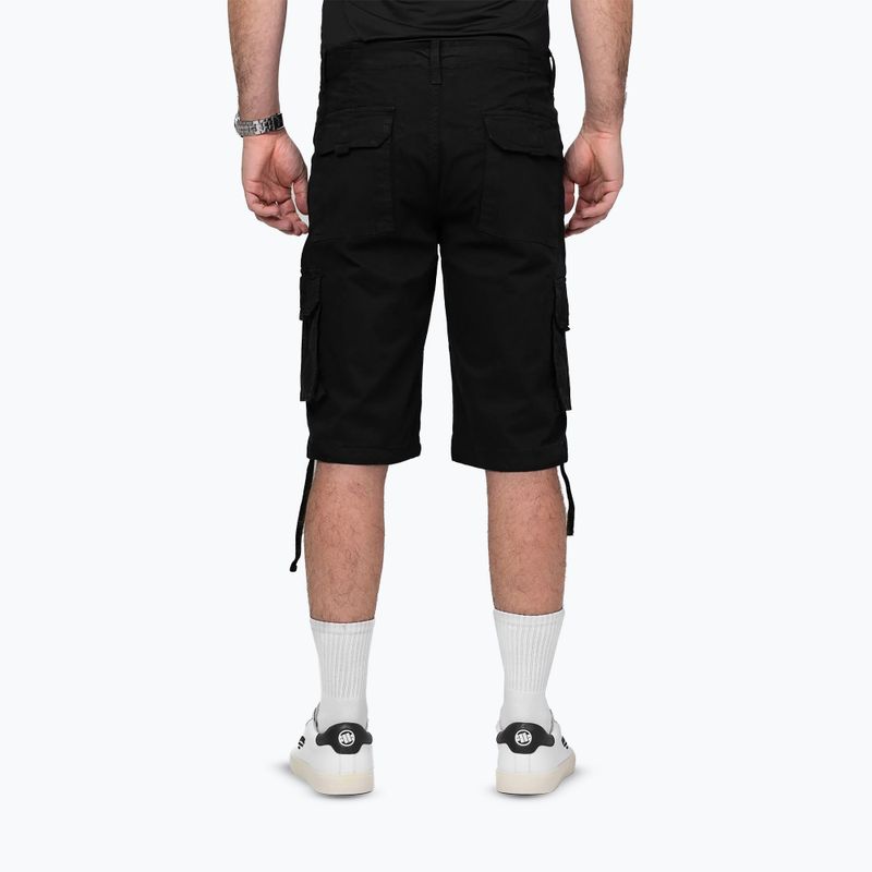Pánske šortky Pitbull Volmer Long Cargo black 2