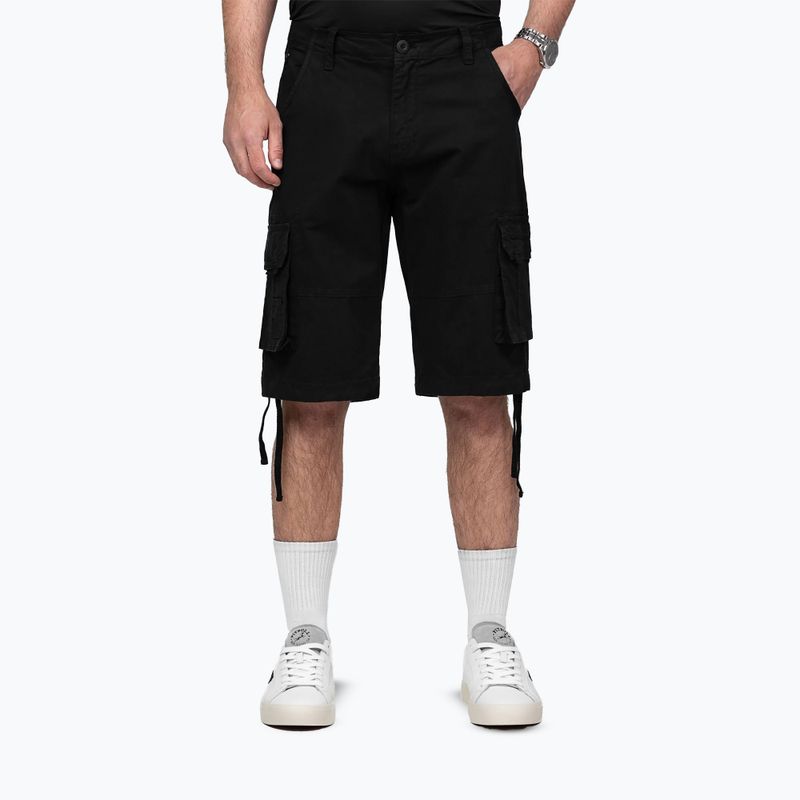 Pánske šortky Pitbull Volmer Long Cargo black 3