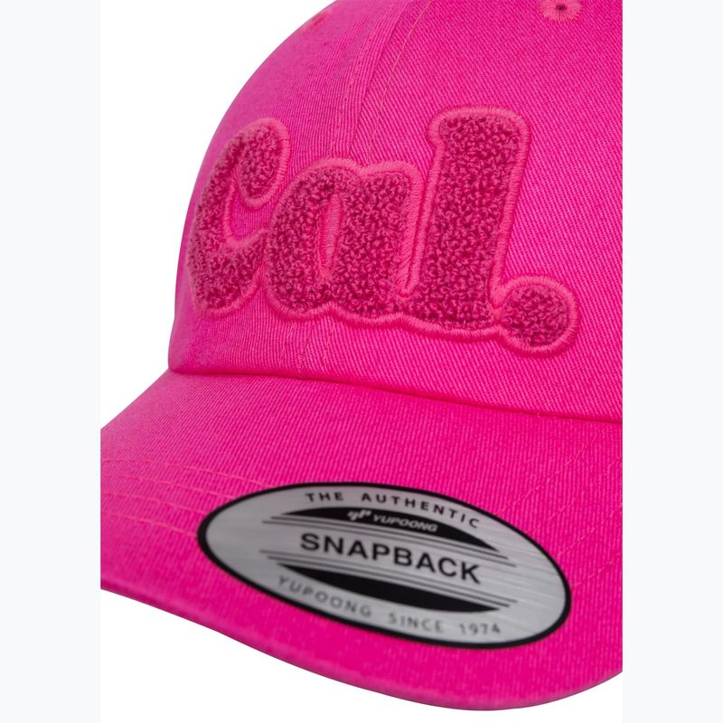 Pánska šiltovka Pitbull 3D Chenile EMB Cal Classic Low Profile pink 3