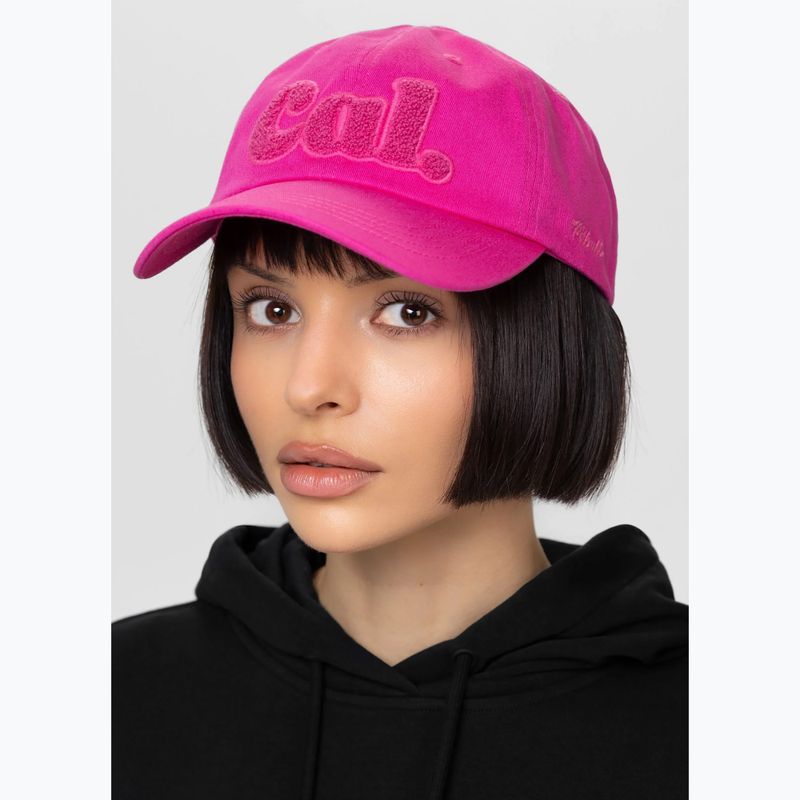 Pánska šiltovka Pitbull 3D Chenile EMB Cal Classic Low Profile pink 9