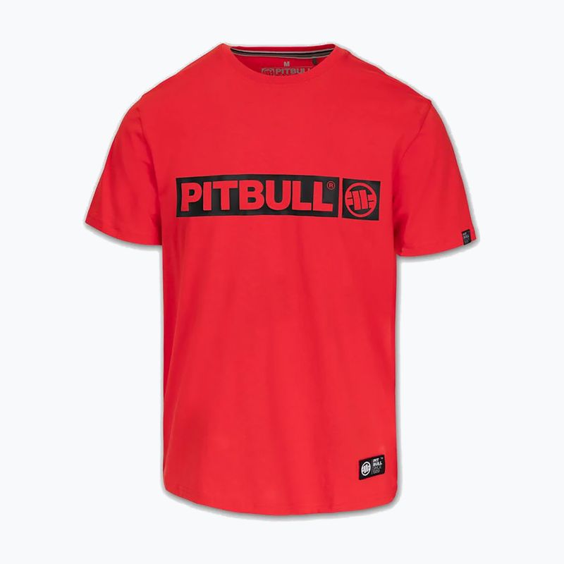 Pánske tričko Pitbull Hilltop fluo/red 3