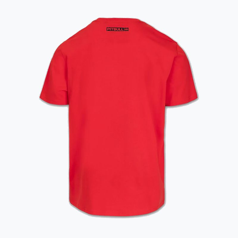 Pánske tričko Pitbull Hilltop fluo/red 4