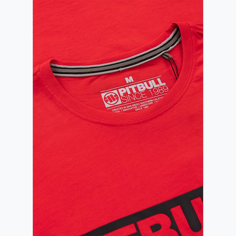 Pánske tričko Pitbull Hilltop fluo/red 5