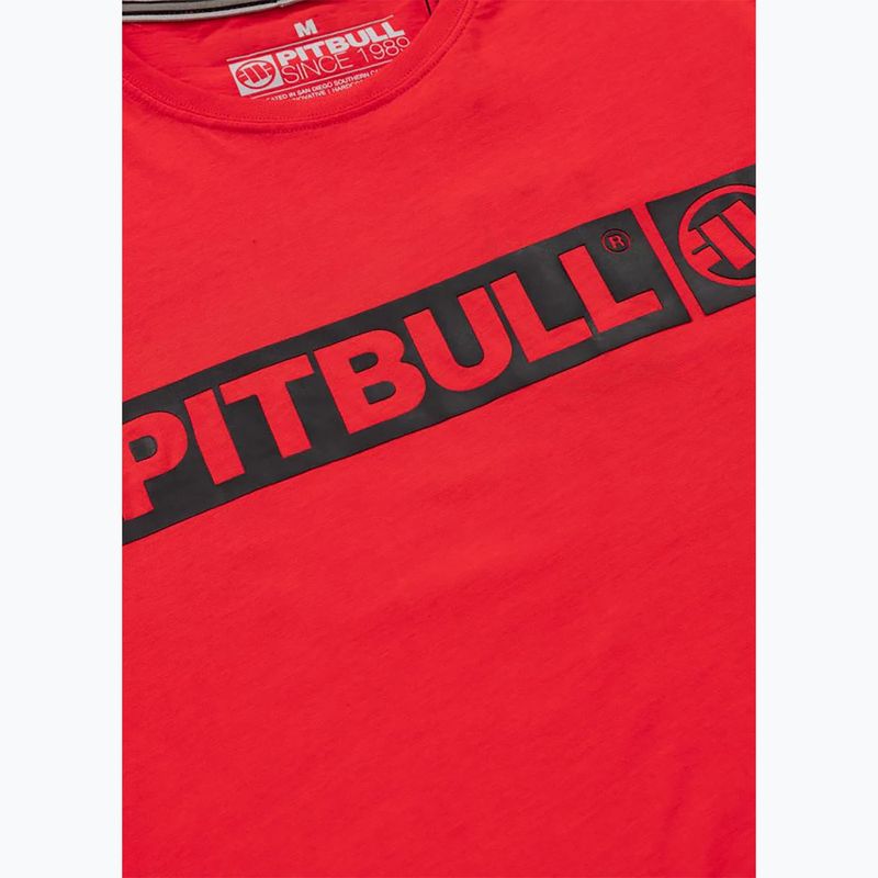Pánske tričko Pitbull Hilltop fluo/red 6