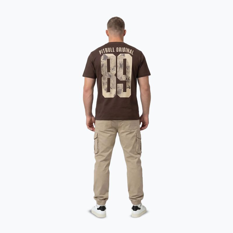 Pánske tričko Pitbull Eighty Nine Dog dark chocolate 4