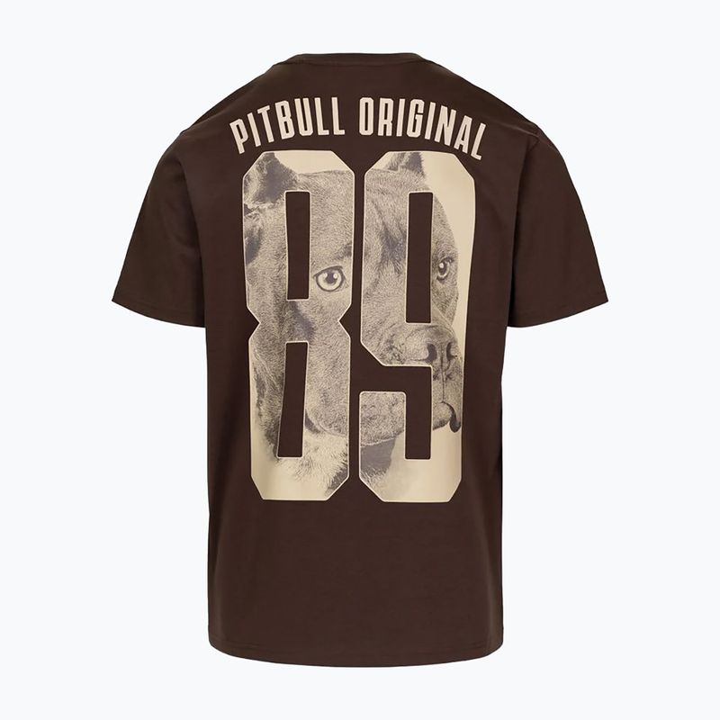 Pánske tričko Pitbull Eighty Nine Dog dark chocolate 6