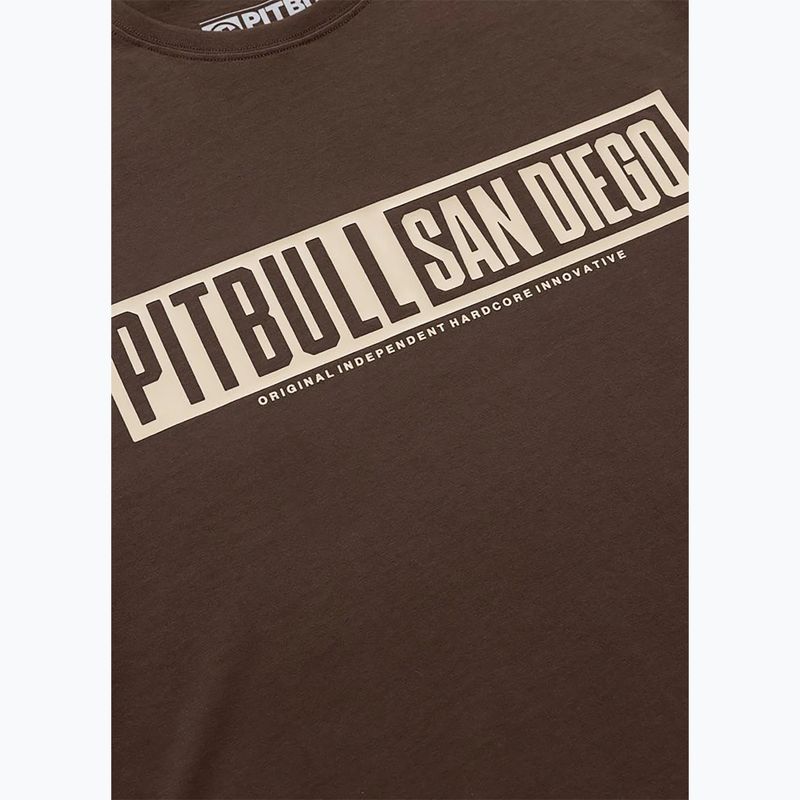 Pánske tričko Pitbull Eighty Nine Dog dark chocolate 8