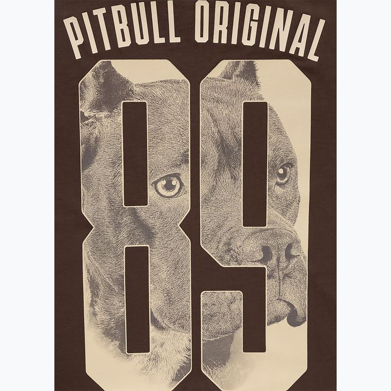 Pánske tričko Pitbull Eighty Nine Dog dark chocolate 9