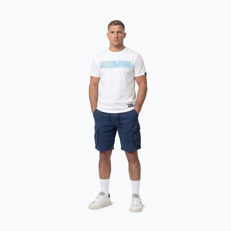 Pánske tričko Pitbull Eighty Nine Dog white/light blue 2