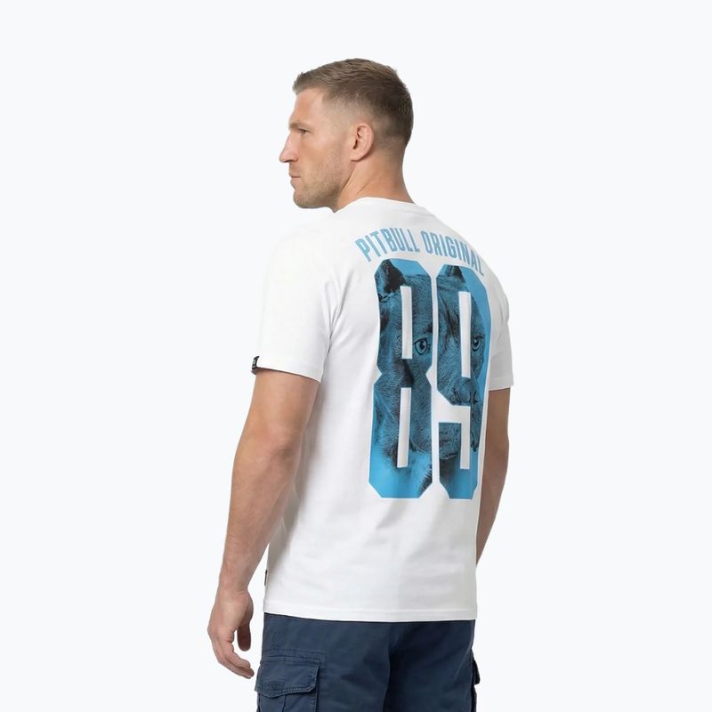 Pánske tričko Pitbull Eighty Nine Dog white/light blue 3