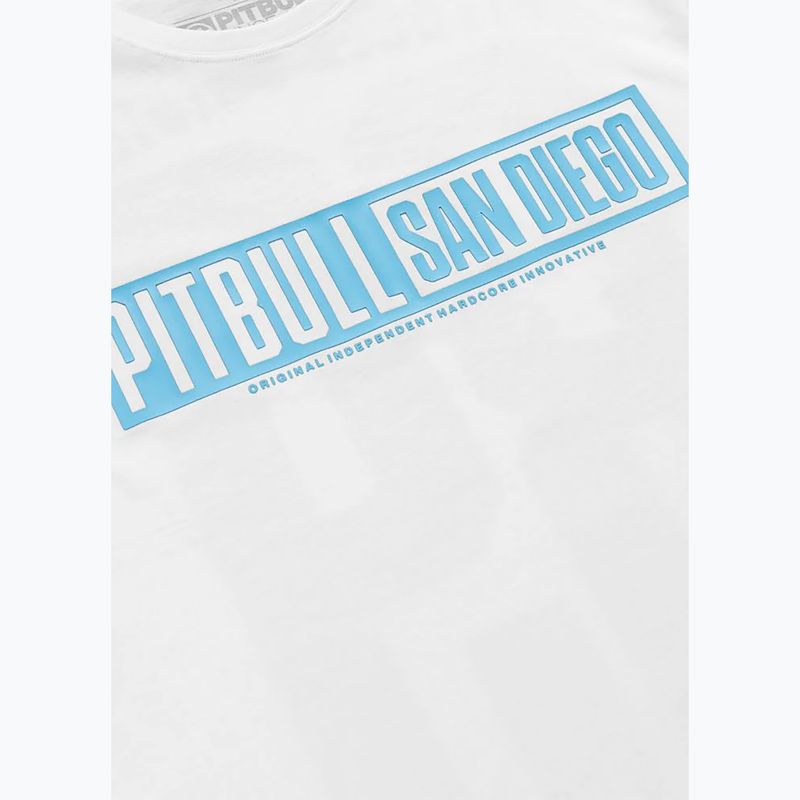 Pánske tričko Pitbull Eighty Nine Dog white/light blue 8
