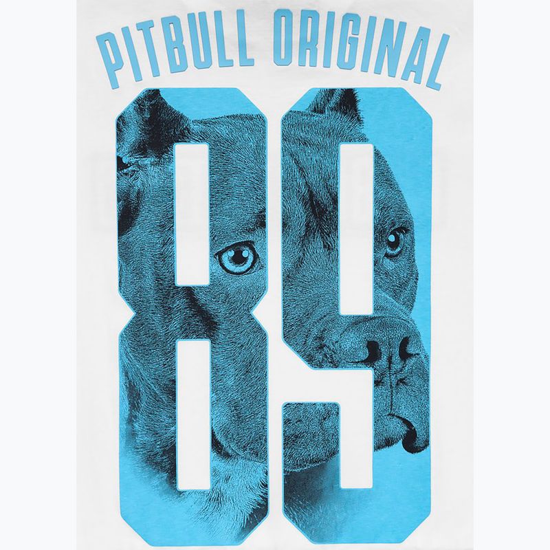 Pánske tričko Pitbull Eighty Nine Dog white/light blue 9