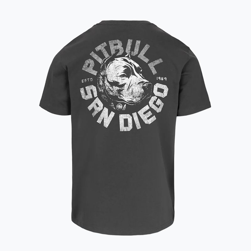 Pánske tričko Pitbull Dog SD graphite 6