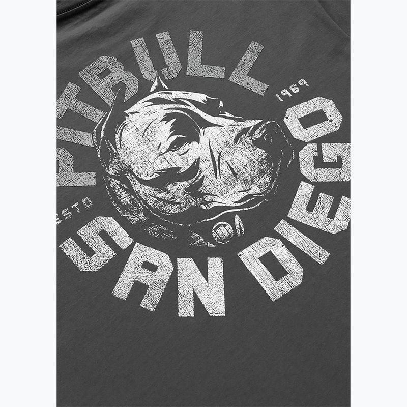 Pánske tričko Pitbull Dog SD graphite 9