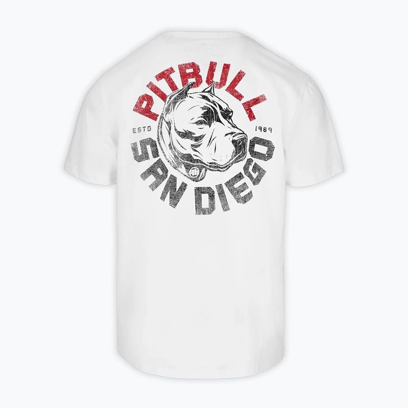 Pánske tričko Pitbull Dog SD white 5