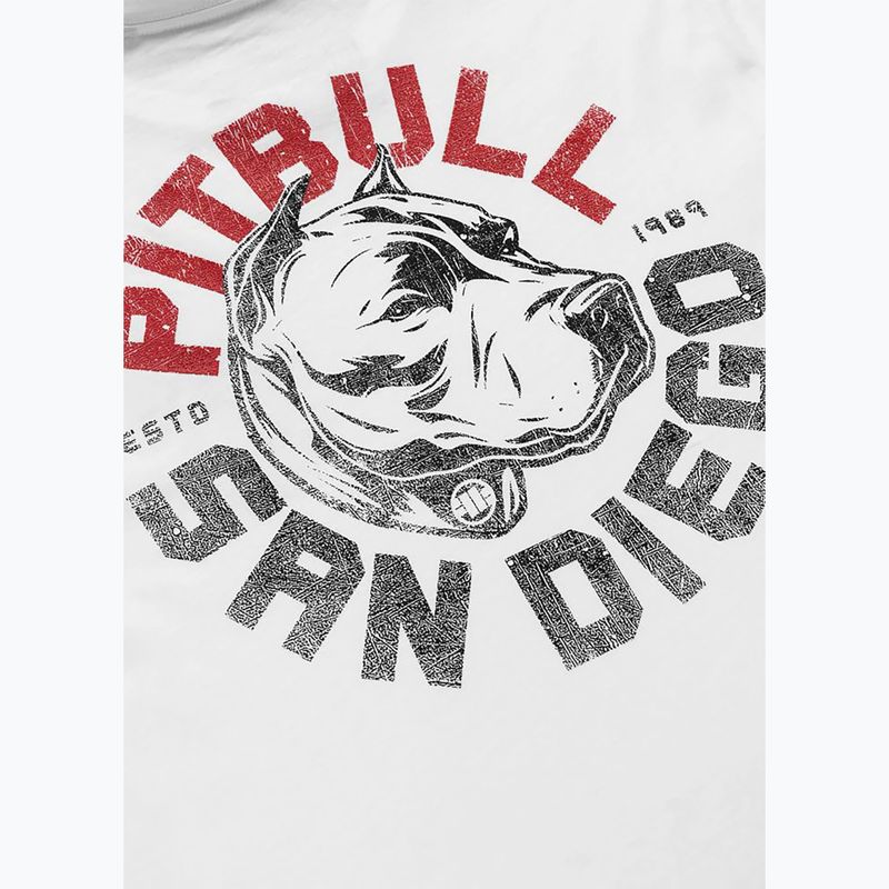 Pánske tričko Pitbull Dog SD white 8