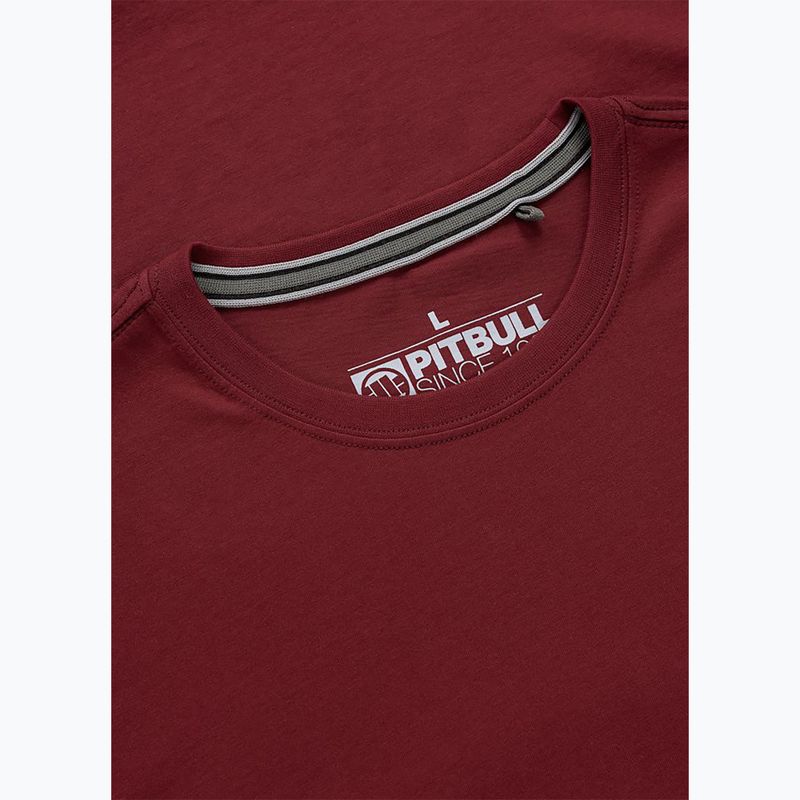 Pánske tričko Pitbull Dog SD burgundy 6