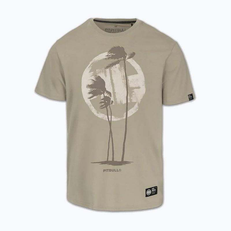 Pánske tričko Pitbull Palms light grey harbour 4