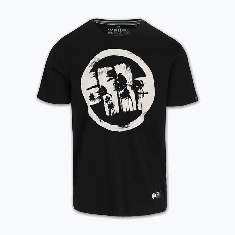 Pánske tričko Pitbull Palms black logo 5
