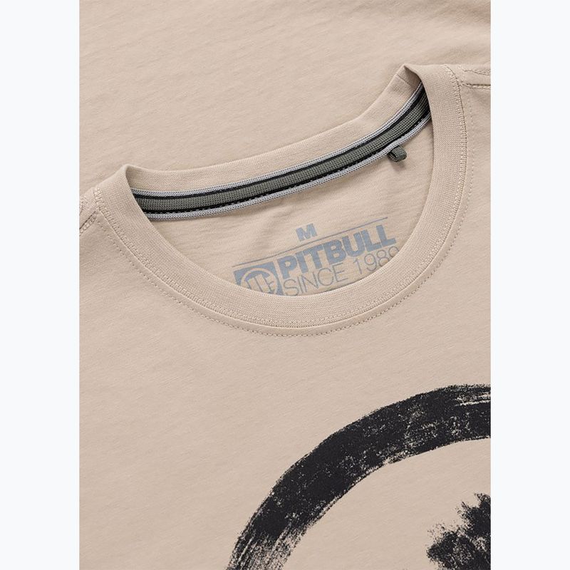 Pánske tričko Pitbull Palms ultra light sand logo 6