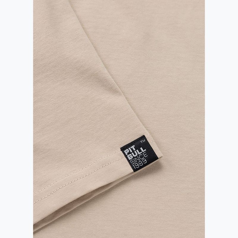 Pánske tričko Pitbull Palms ultra light sand logo 8