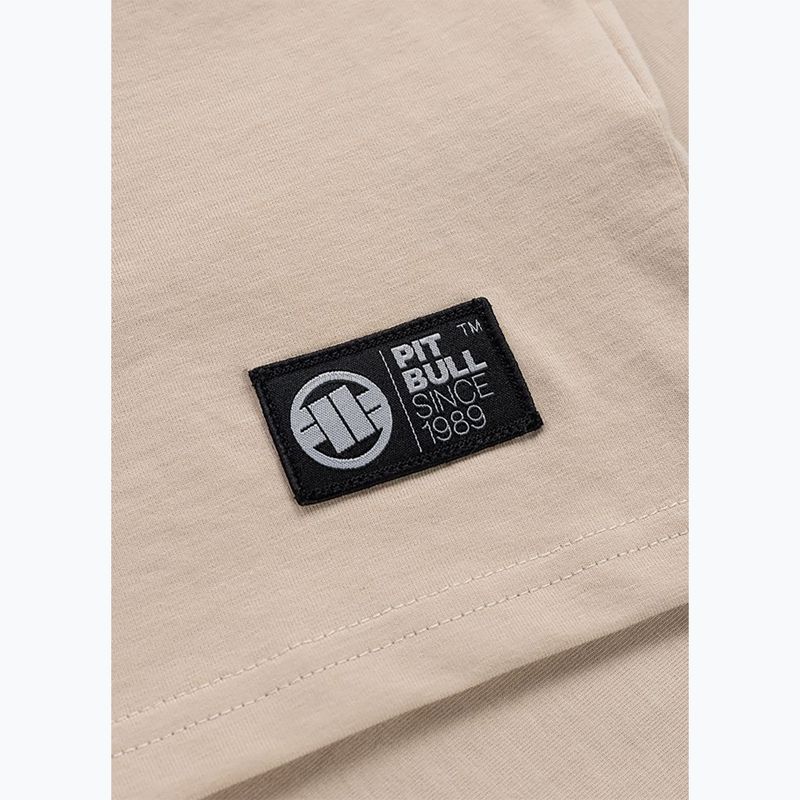 Pánske tričko Pitbull Palms ultra light sand logo 9