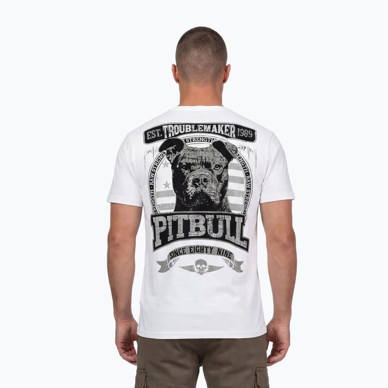 Pánske tričko Pitbull Troublemarker white 3