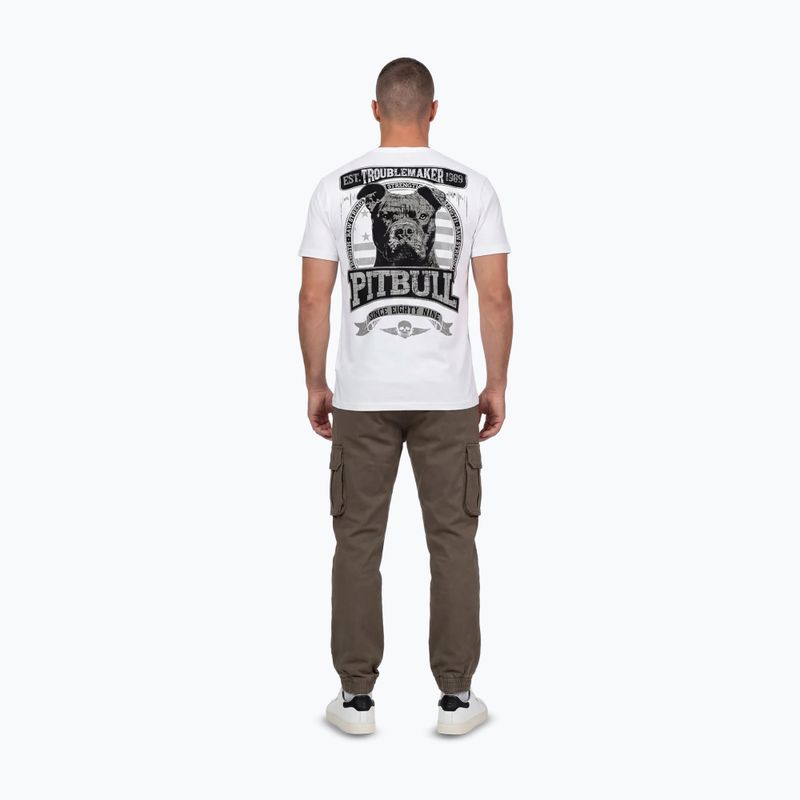 Pánske tričko Pitbull Troublemarker white 4