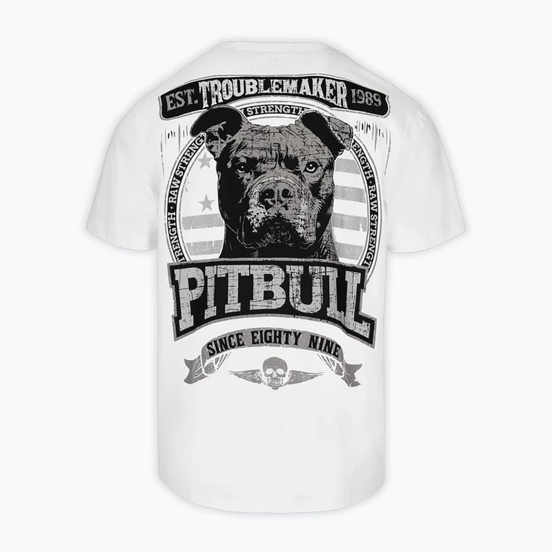 Pánske tričko Pitbull Troublemarker white 6