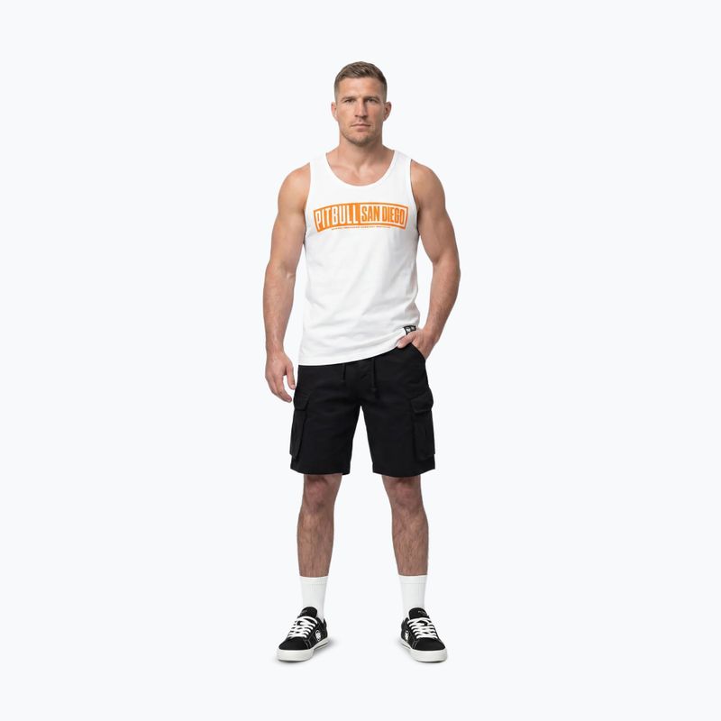 Pánske tričko Pitbull Eighty Nine Dog Tank Top white 2