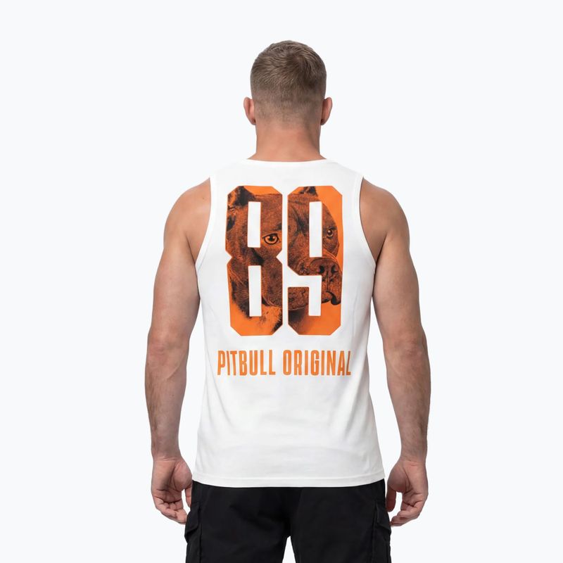 Pánske tričko Pitbull Eighty Nine Dog Tank Top white 3