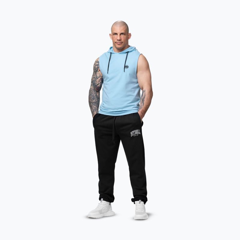 Pánska tréningová mikina Pitbull Mercado Hilltop Sleeveless Hooded light blue 2