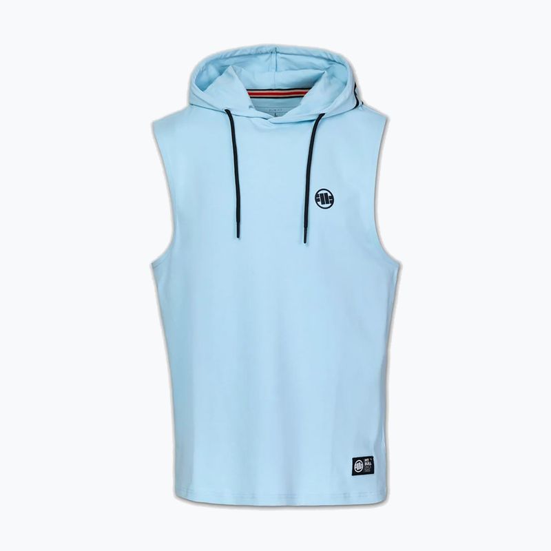 Pánska tréningová mikina Pitbull Mercado Hilltop Sleeveless Hooded light blue 6