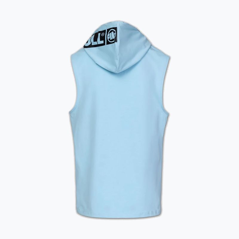Pánska tréningová mikina Pitbull Mercado Hilltop Sleeveless Hooded light blue 7
