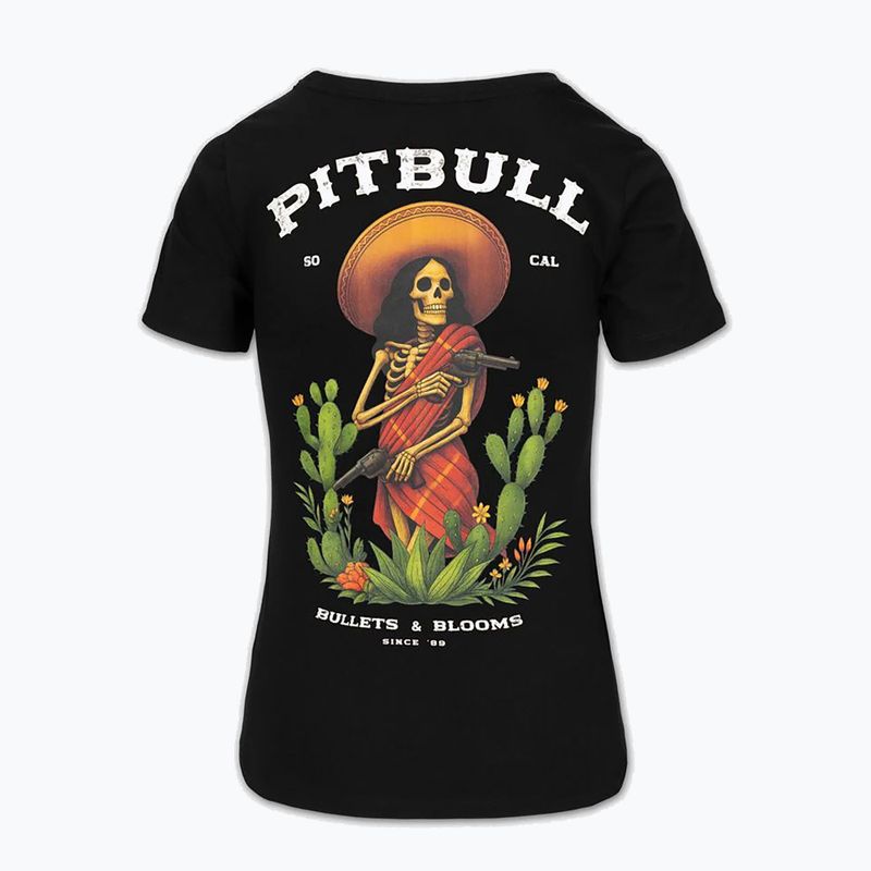 Dámske tričko Pitbull Bullets & Blooms black 4