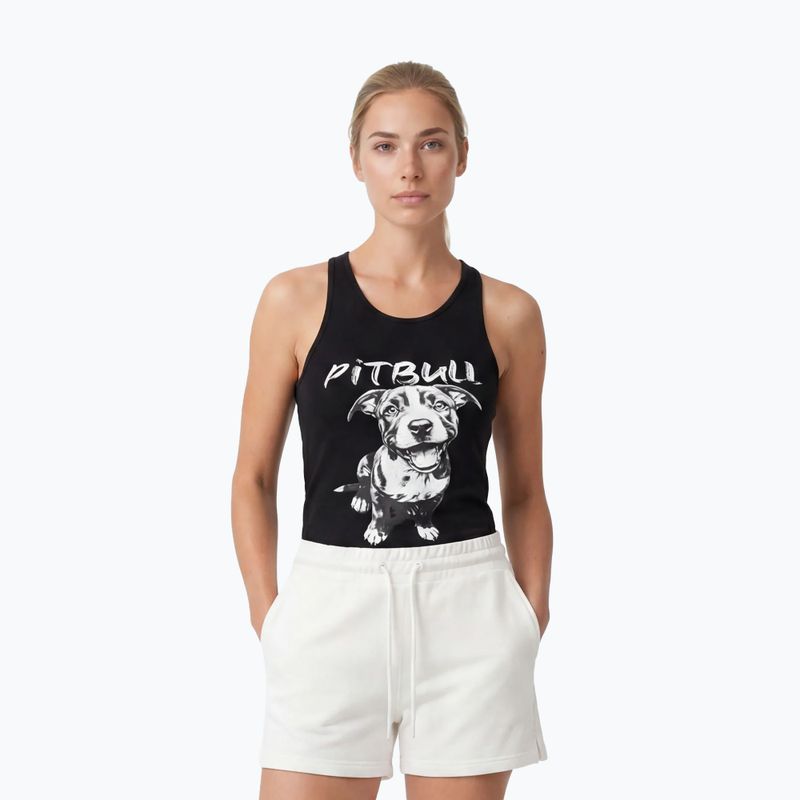 Dámske tričko Pitbull Puppy 2 Tank Top black