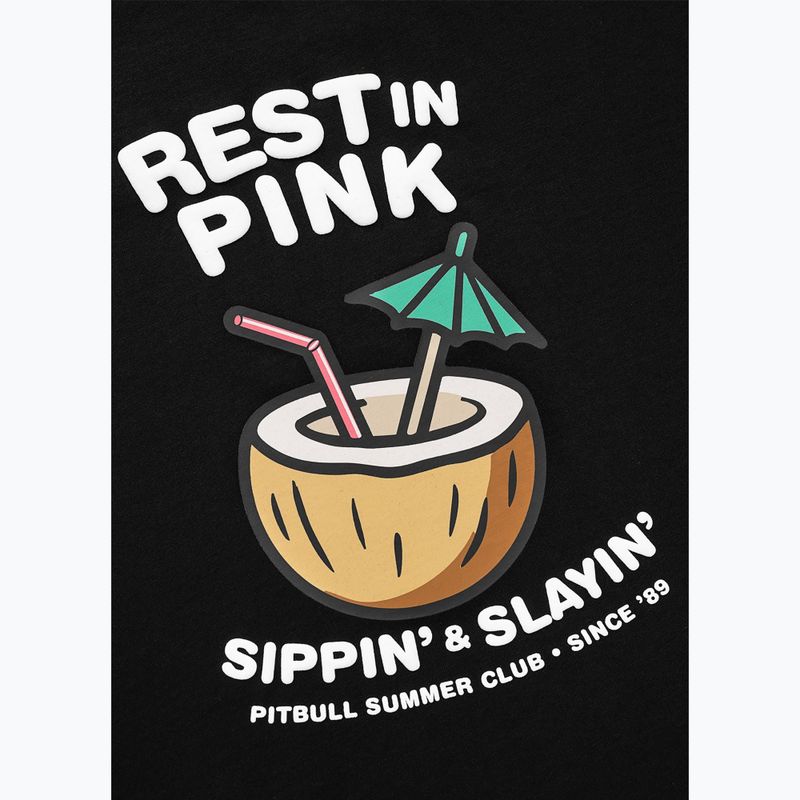 Dámske tričko Pitbull Rest In Pink Oversize black 8