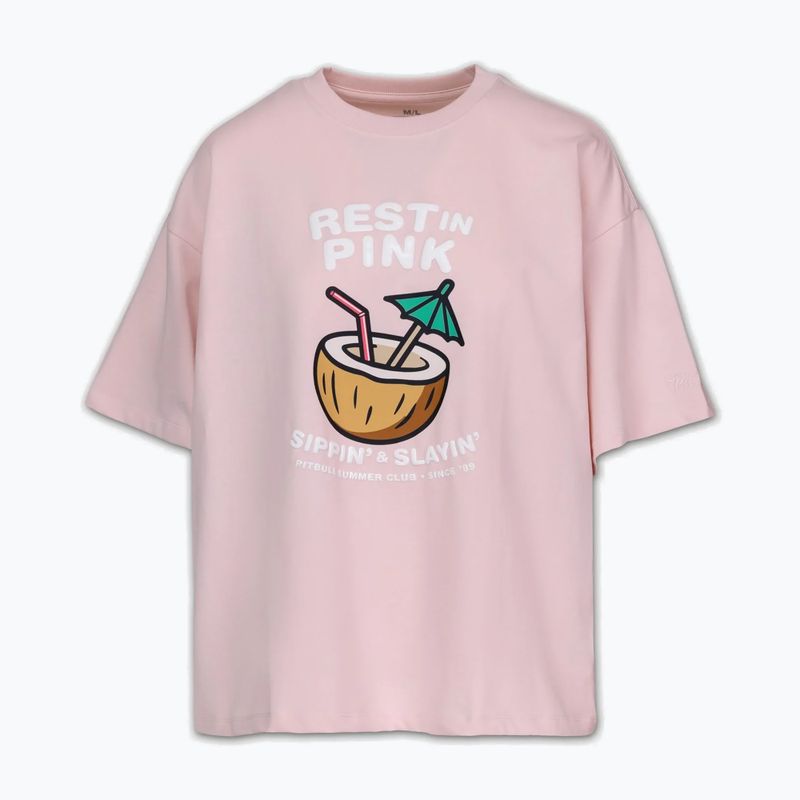 Dámske tričko Pitbull Rest In Pink Oversize strawberry cream 5