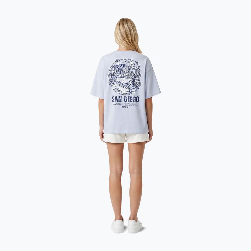 Dámska mikina Pitbull Skull Oversize frosted blue 3