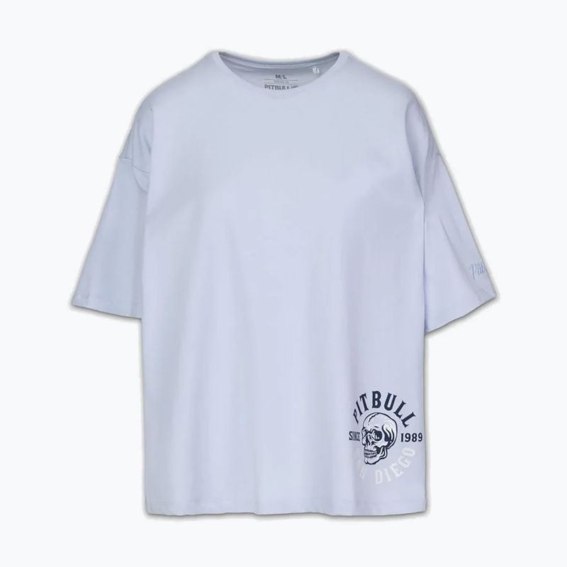 Dámska mikina Pitbull Skull Oversize frosted blue 5