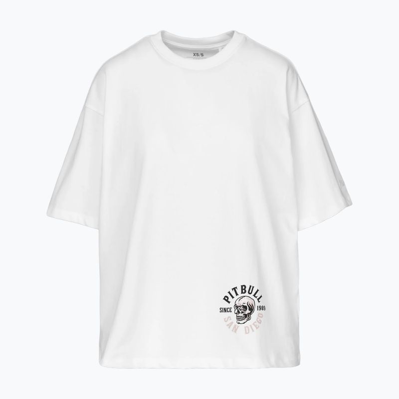 Dámska mikina Pitbull Skull Oversize white 4