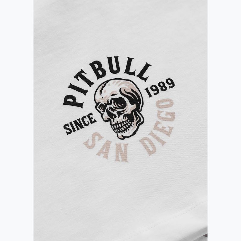 Dámska mikina Pitbull Skull Oversize white 10