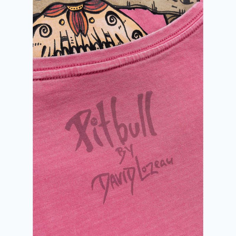 Dámske tričko Pitbull Dia De Los Perros washed pink 8