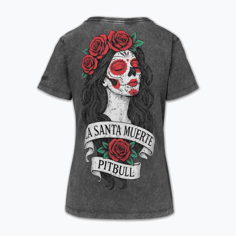 Dámske tričko Pitbull Santa Muerte graphite 5