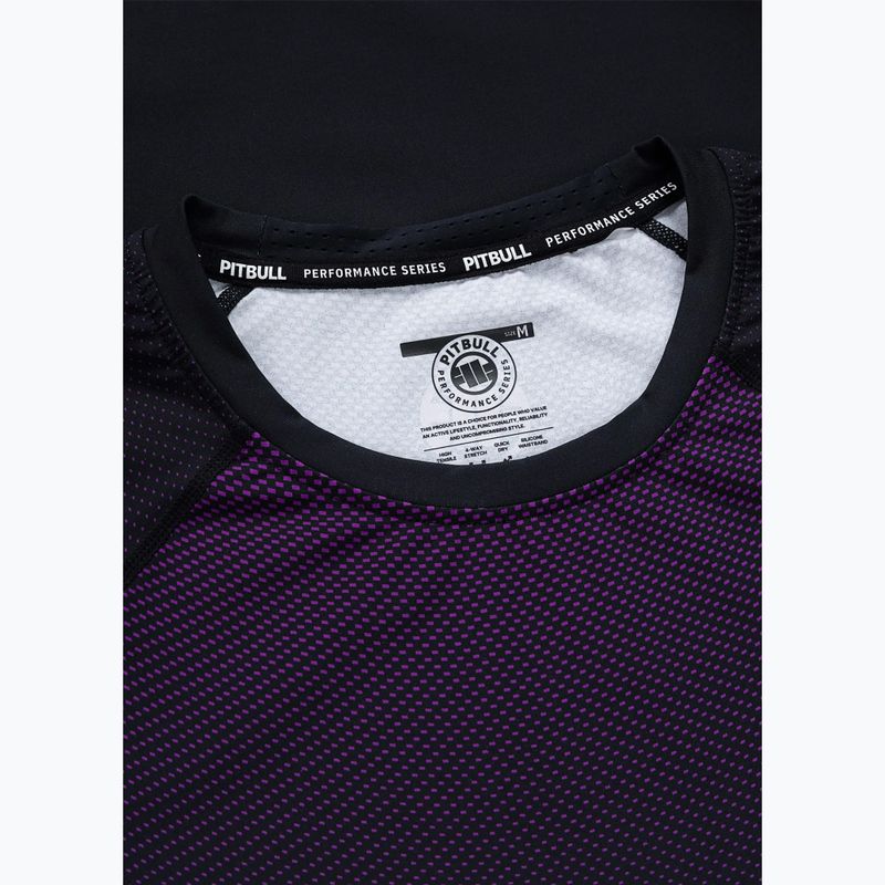 Pánsky rashguard s dlhým rukávom Pitbull Belt Rashguard purple 5