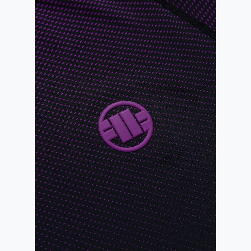 Pánsky rashguard s dlhým rukávom Pitbull Belt Rashguard purple 6