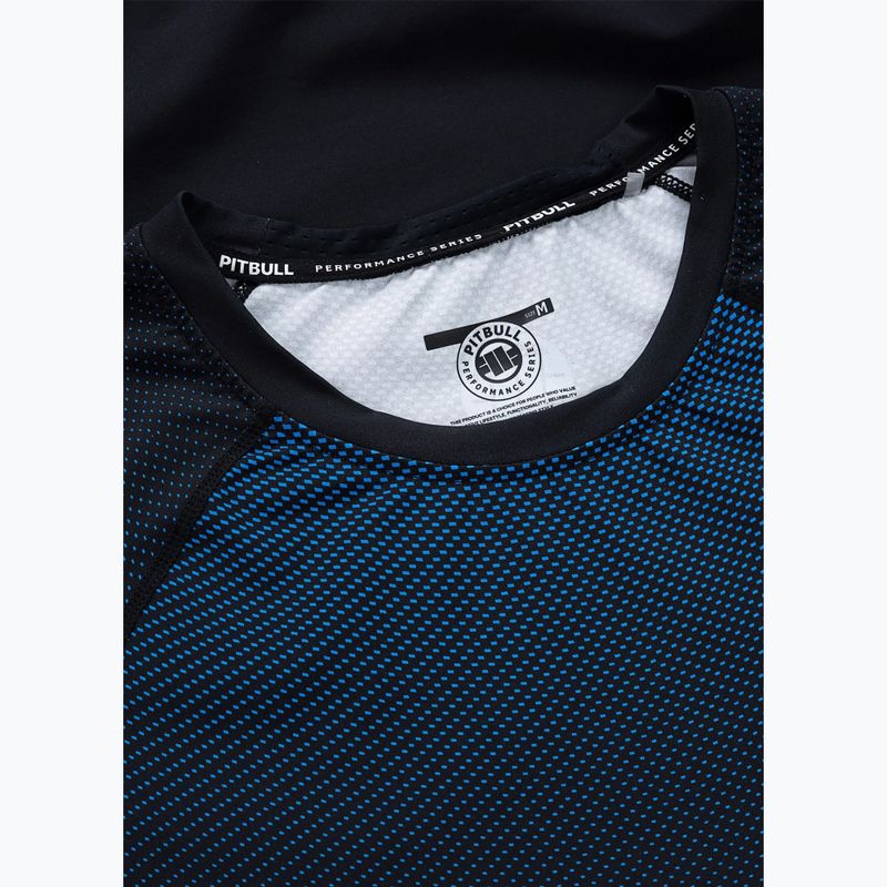 Pánsky rashguard s dlhým rukávom Pitbull Belt Rashguard blue 5